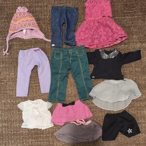 American Girl Branded Doll Clothing And Backpack